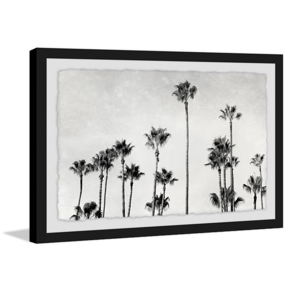 Palm Trees in CA Framed Painting Print