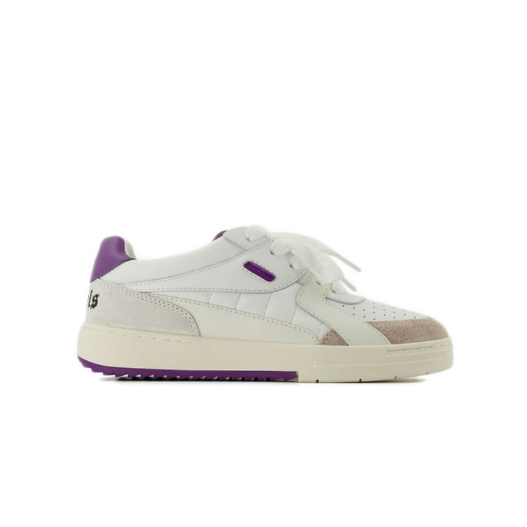 Palm Angels Female Palm University Sneakers - White/Purple - Leather White  Sizes EU 34-50 2/3