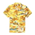 thumbnail image 1 of Palm Wave Mens and Big Mens Tropical Sunset Print Hawaiian Shirt 2XL, 1 of 2