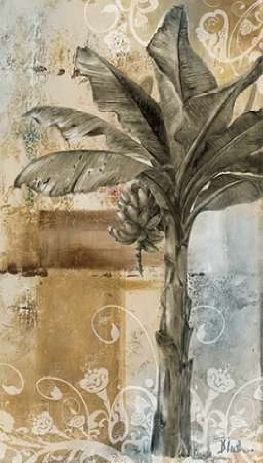 Palm and Ornament II Canvas Art - Patricia Pinto (12 x 18)