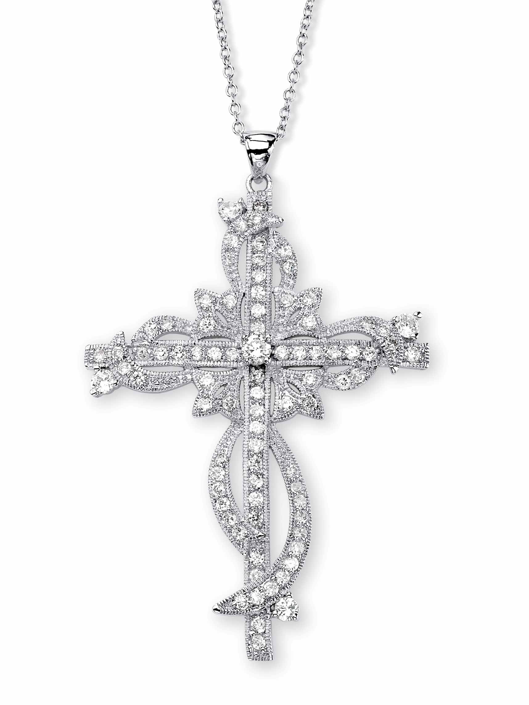 Claddagh Gold Passion Cross INRI Pendant - 925 Sterling Silver, 1.7 Inch - View #6