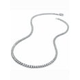 thumbnail image 1 of PalmBeach Jewelry 9.56 TCW Round Cubic Zirconia Eternity Necklace Platinum Plated 18", 1 of 7