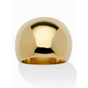 PalmBeach Jewelry Dome 18k Gold-Plated Ring