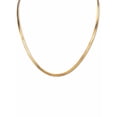 thumbnail image 1 of PalmBeach Jewelry Herringbone Chain Necklace Gold Ion-Plated Stainless Steel 16"18" or 20" Length 2 1/2" Extender 3MM, 1 of 5