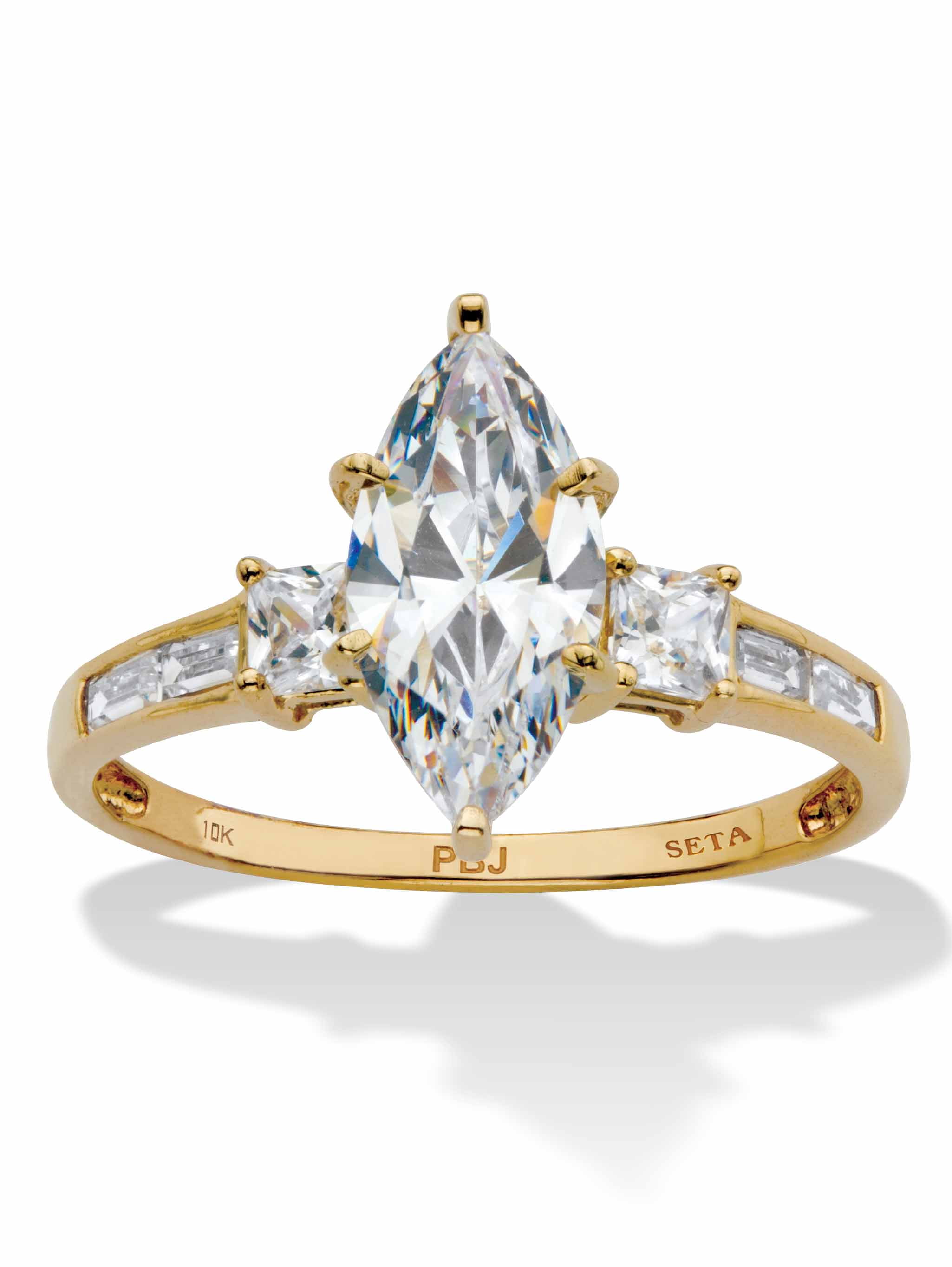 Broche En Argent 925 Avec Saphir Bleu Simulé Et Zircone Cubique - Forme Fleur, Faite Main - Neuf Avec Étiquettes