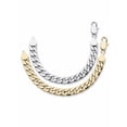 thumbnail image 1 of PalmBeach Jewelry Men's 2 Piece Curb Link Bracelet Set in Yellow Goldtone and Silvertone 9" (12mm), 1 of 7
