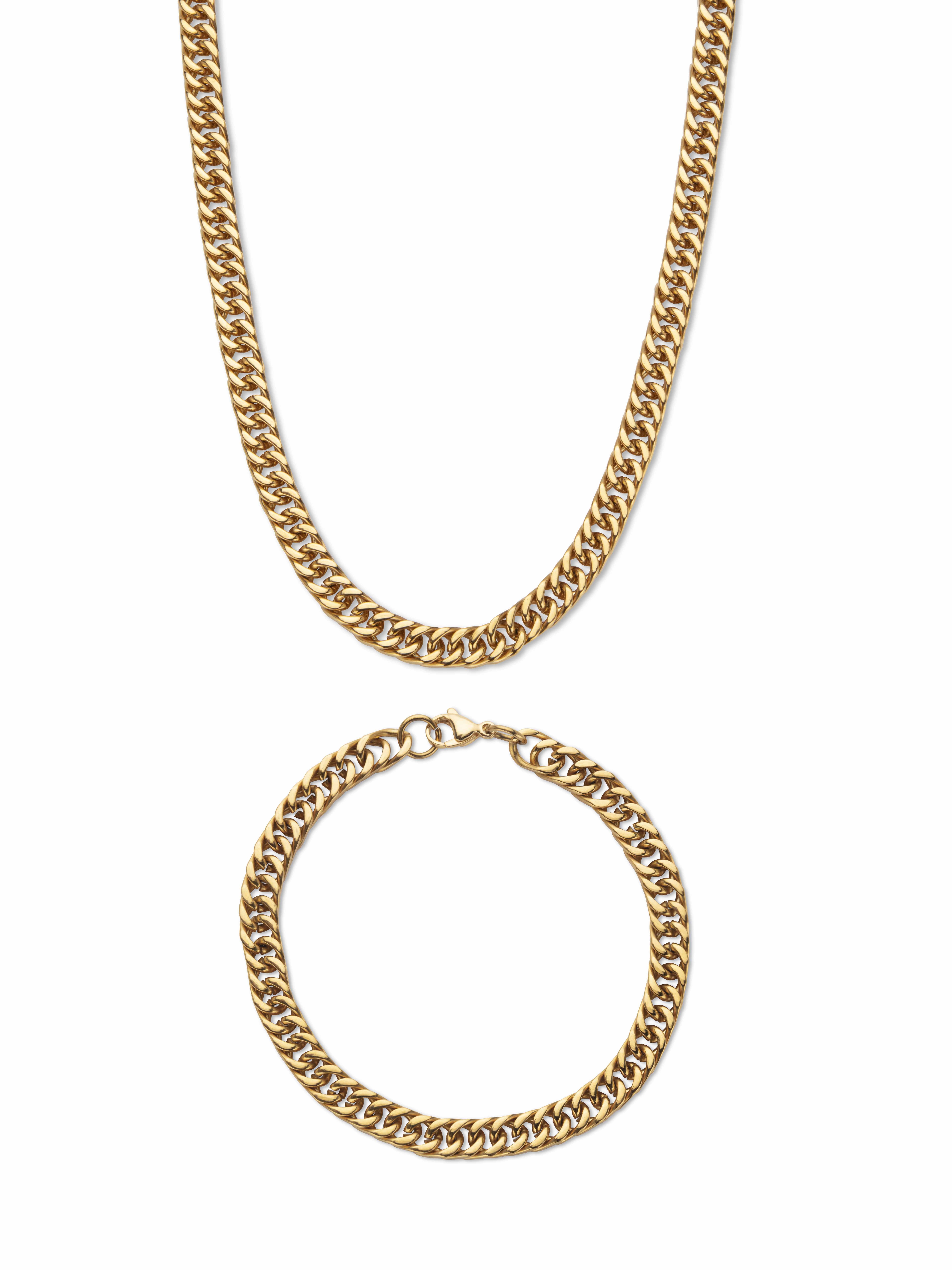 Metro Jewelry Two Tone Box Chain Bracelet For Men In Jamaica - Foto 6