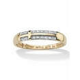 thumbnail image 1 of Men's Diamond Accent "Lord's Prayer" Cross Wedding Band in 10k Yellow Gold Sizes 10-16, 1 of 6