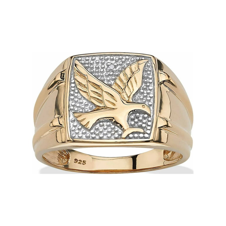 Eagle Pendant Two-tone 14k Yellow Gold-plated Sterling Silver Eagle Pendant Two-tone 14k Yellow Gold-plated Sterling Silver