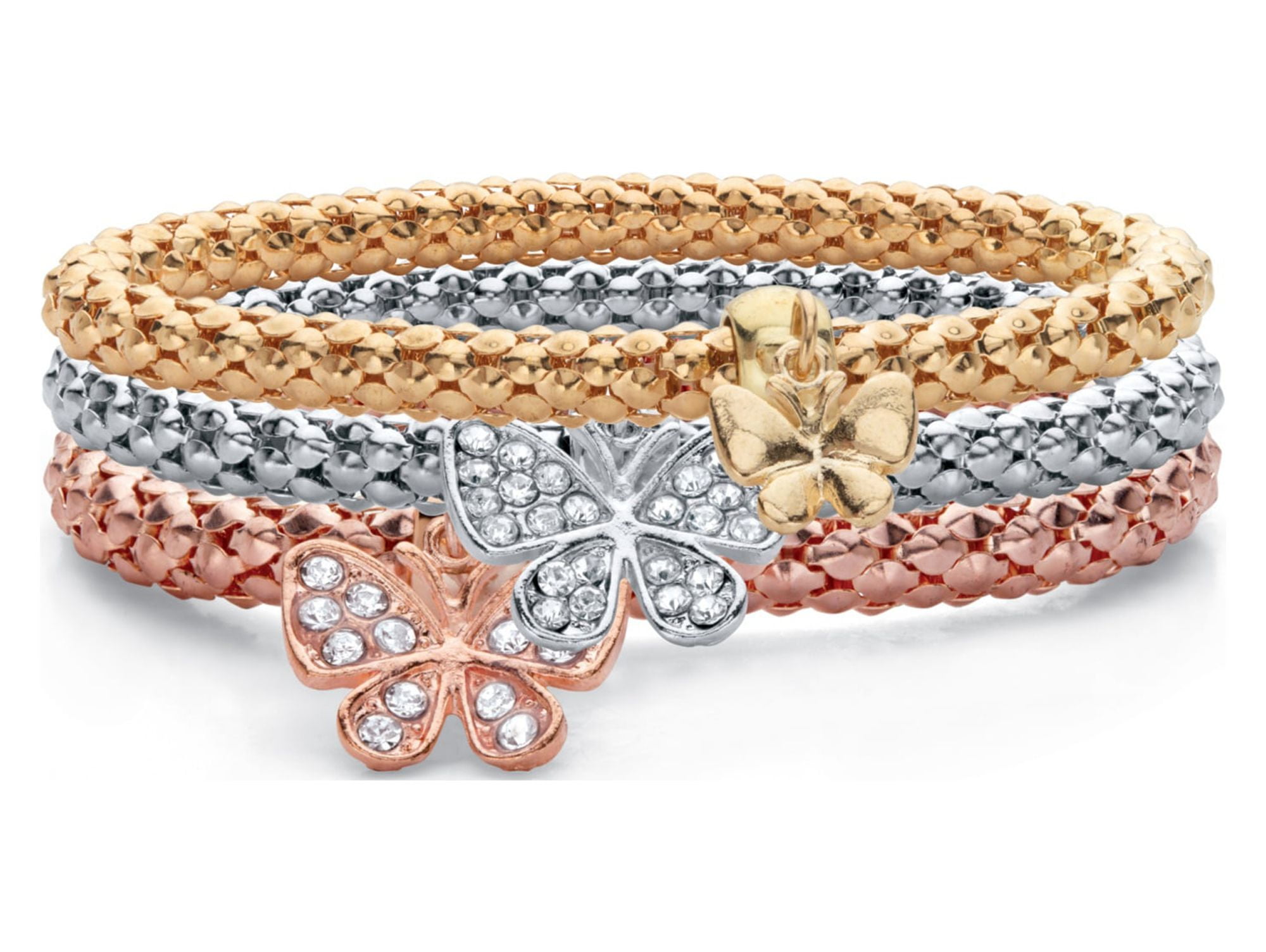 Crystal Butterfly Bracelet Set Crystal Butterfly Bracelet Set