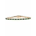 thumbnail image 1 of PalmBeach Jewelry Simulated Birthstone Tennis Bracelet Gold-Plated or Silvertone, 1 of 3