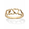 thumbnail image 1 of PalmBeach Jewelry Stackable Heart Ring Solid 14K Yellow Gold, 1 of 5
