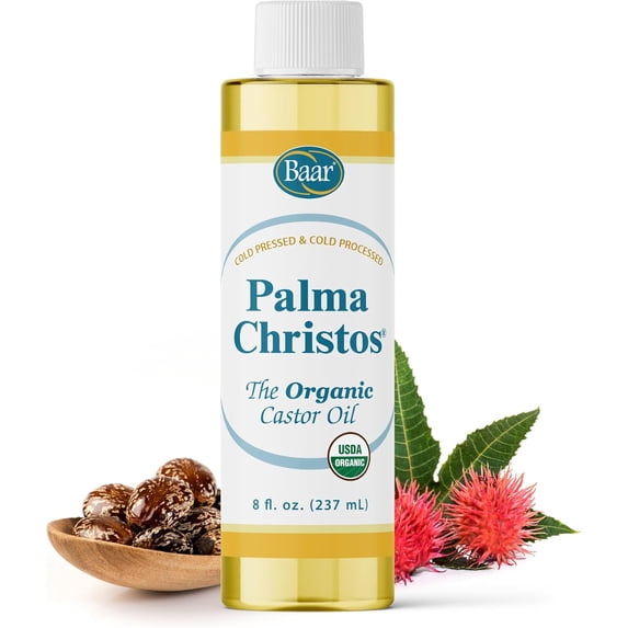 Palma Christos, Organic Castor Oil, 8 oz