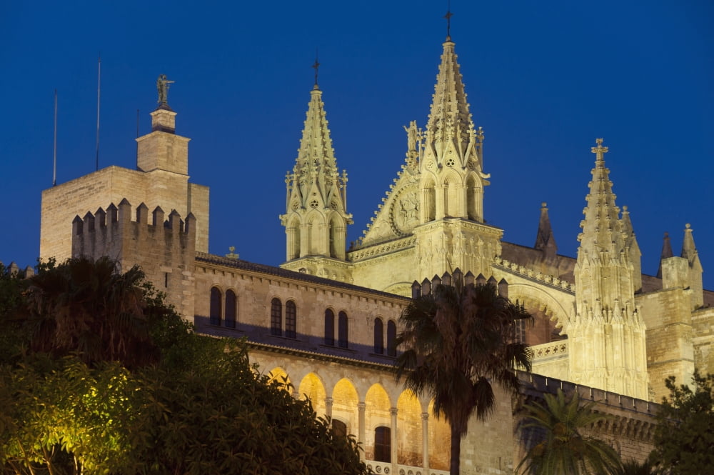 Palma Majorca Spain Canvas Art - Ian Cumming Design Pics (38 x 24)