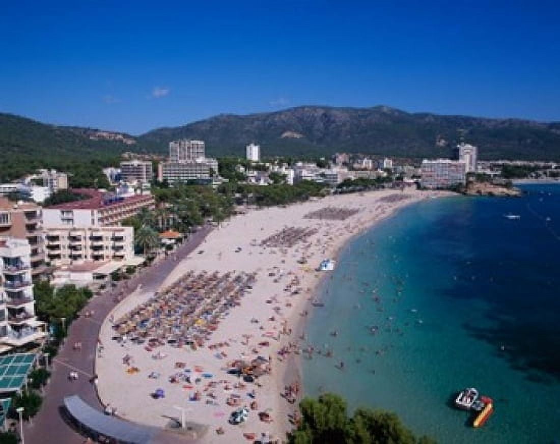 Palma Nova Beach Majorca Balearics Spain Canvas Art - Paul Thompson DanitaDelimont (32 x 26)