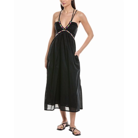 Palmacea womens Vera Maxi Dress, XL, Black