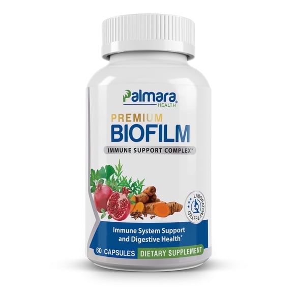 Biofilm Defense Complex - Multivitamin Turmeric & Pomegranate - 60 Capsules - Palmara Health