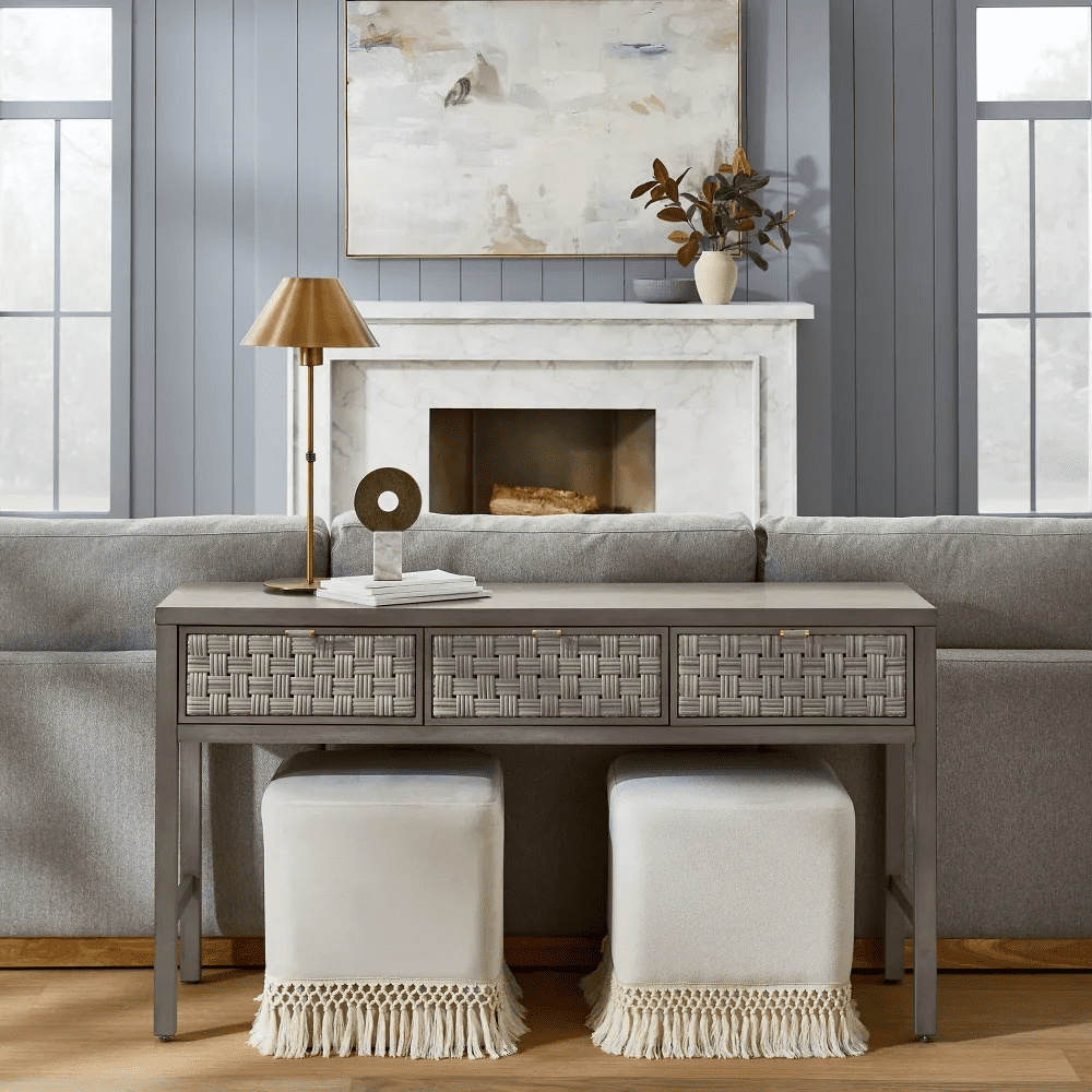 Threshold‚Ñ¢ Palmdale Woven Drawer Console Accent Storage Table