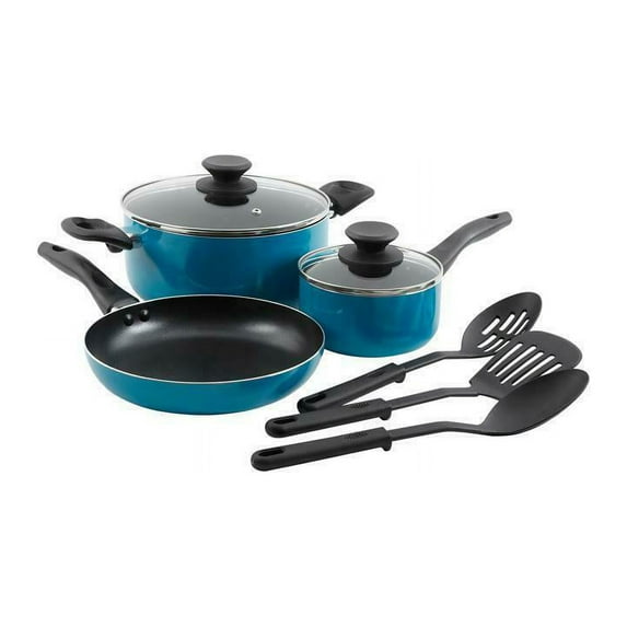 Palmer 8pc Cookware Set in Turquoise