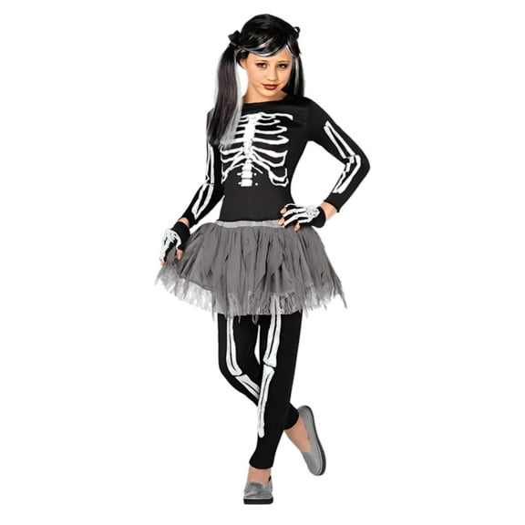 Palmer Agencies Ltd White Skeleton Child Costume Medium Female