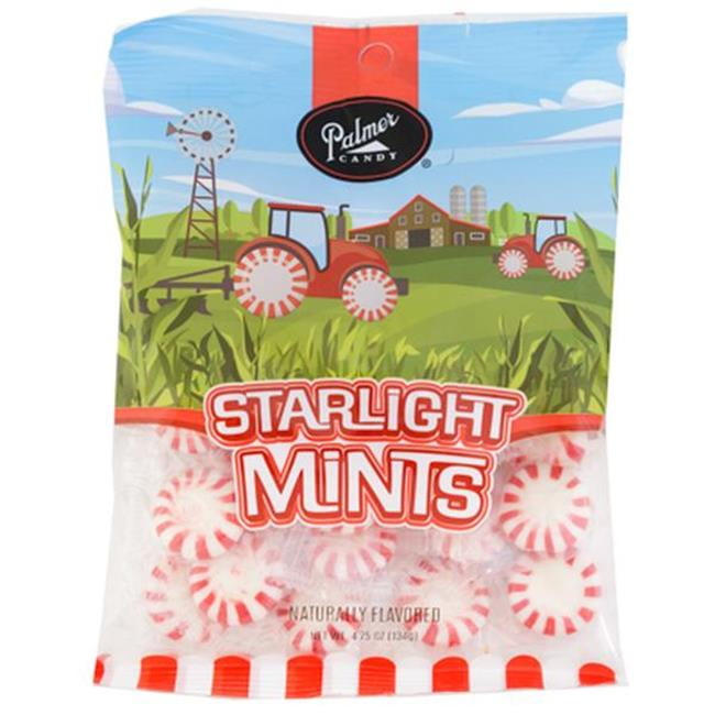 Palmer Candy Starlight Mints Candy, 3 Pack, Individually Wrapped, 4.75 oz per Bag
