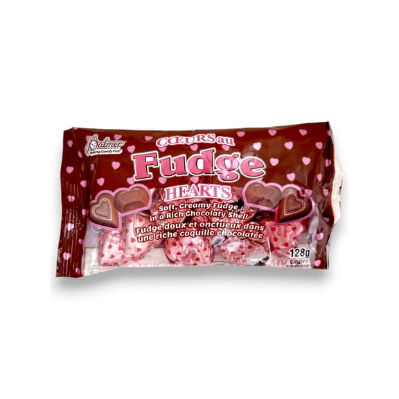 Palmer Coeurs Valentine's Day Milk Chocolate Fudge Hearts, 128g/4.5 oz.