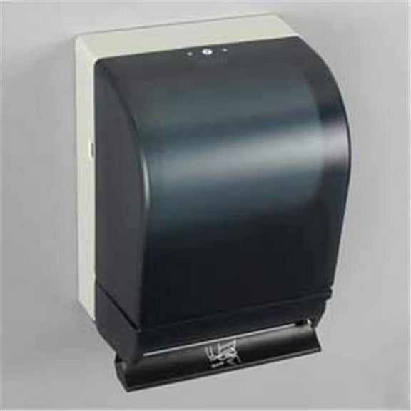 Palmer Fixture TD021501 Roll Towel Dispenser Auto Transfer Lever, Smoke & Gray