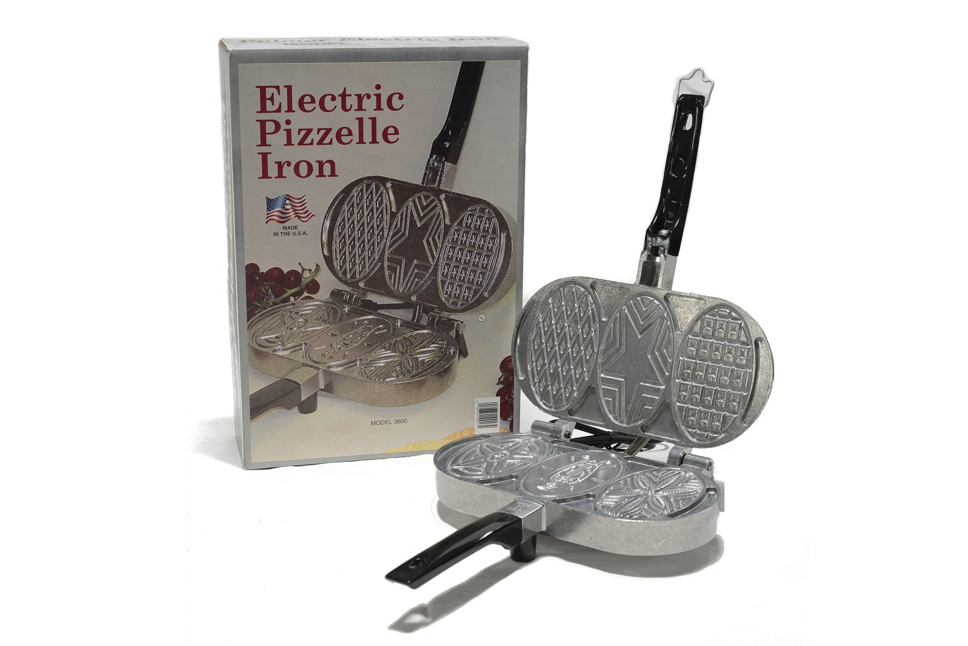Palmer Oval Pizzelle Iron Model 3600 Made in USA