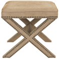 thumbnail image 1 of Palmer Rectangular Ottoman with Nailhead Trim, 1 of 5