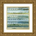 thumbnail image 1 of Palmer, Ruth 15x15 Gold Ornate Wood Framed with Double Matting Museum Art Print Titled - Horizontal Ends, 1 of 4