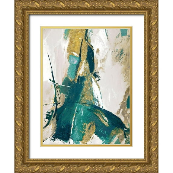 Palmer, Ruth 15x18 Gold Ornate Wood Framed with Double Matting Museum Art Print Titled - Riviera I