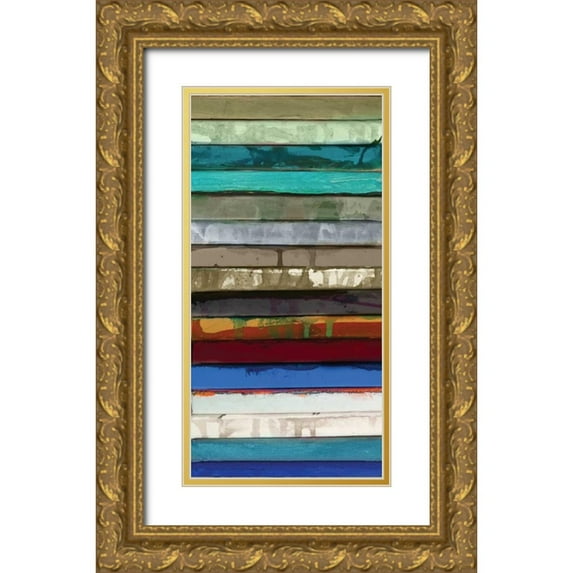Palmer, Ruth 9x14 Gold Ornate Wood Framed with Double Matting Museum Art Print Titled - Stack II