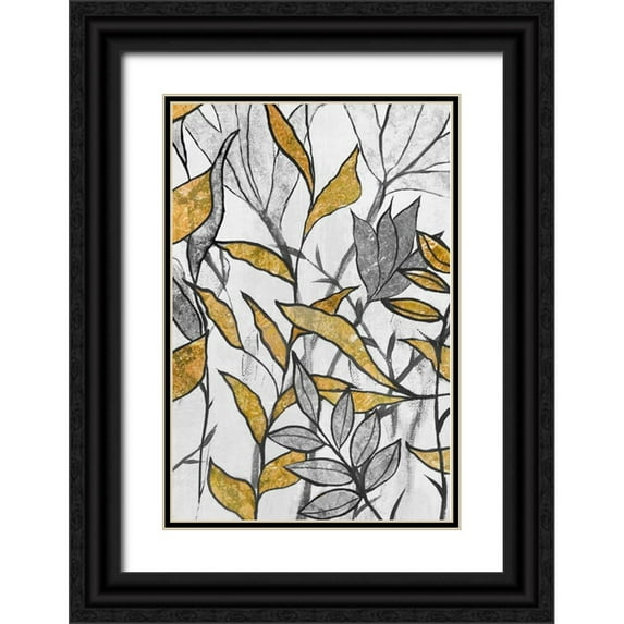 Palmer, Ruther 17x24 Black Ornate Wood Framed with Double Matting Museum Art Print Titled - Seedlings III