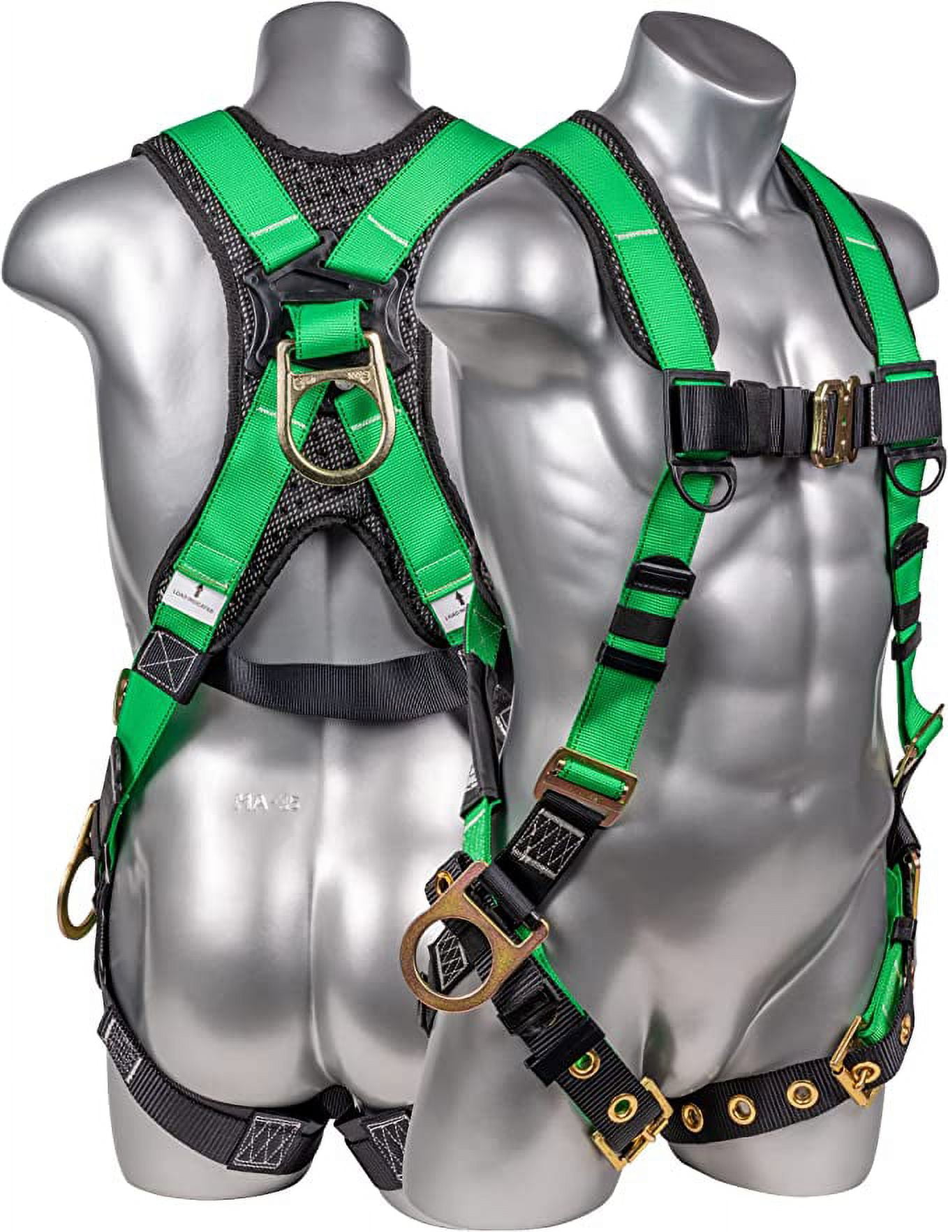 Palmer Safety Full Body Harness with 5 Point Adjustment I 3D Ring Fall