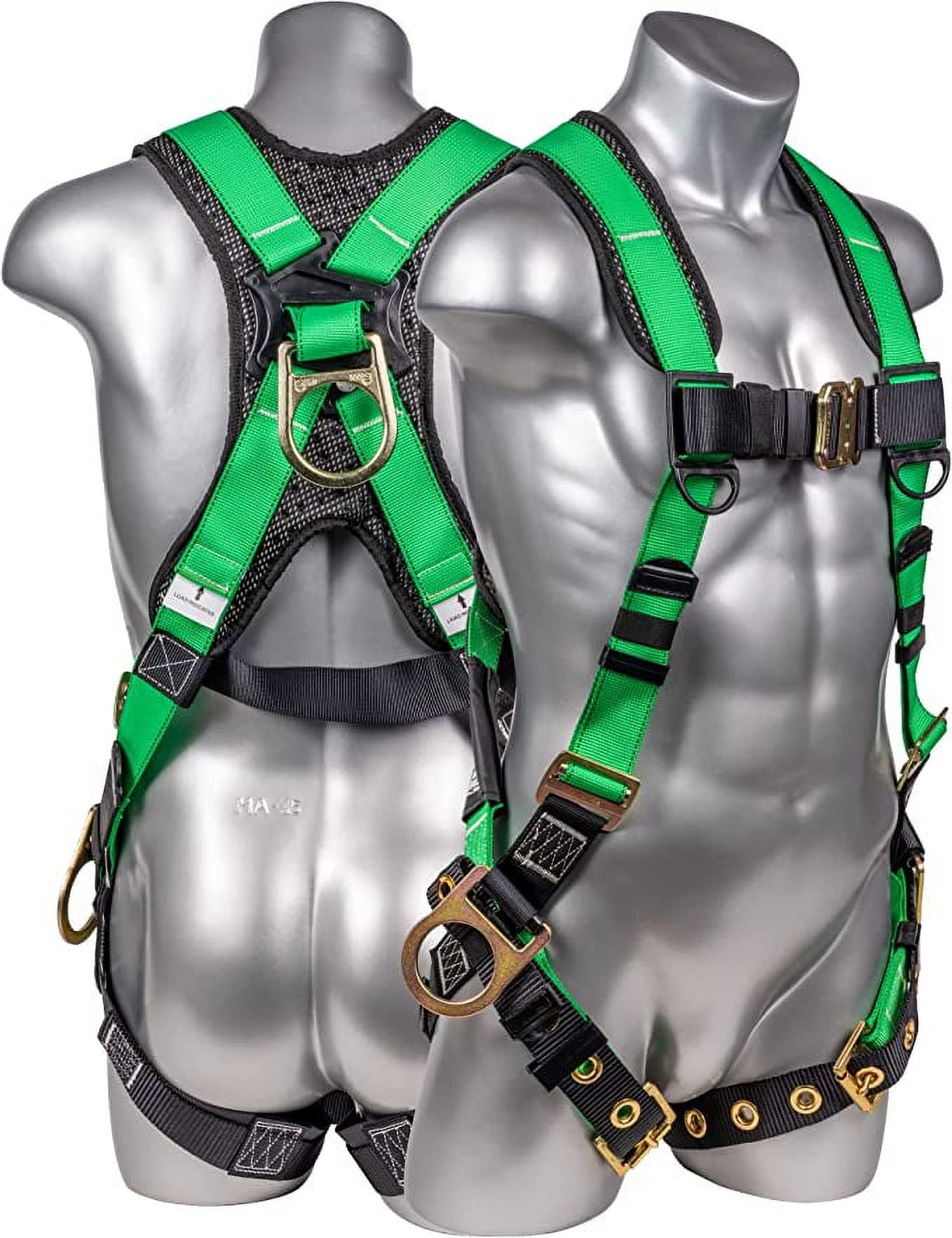 Palmer Safety Full Body Harness with 5 Point Adjustment I 3D Ring Fall ...