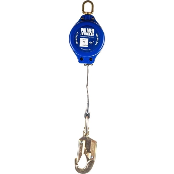 Palmer Safety SRD 11FT. Self Retracting Lifeline I Lightweight SRL with Web