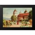 thumbnail image 1 of Palmer, Sutton 14x11 Black Modern Framed Museum Art Print Titled - The Cemetery-Santa Barbara Mission-California 1914, 1 of 4