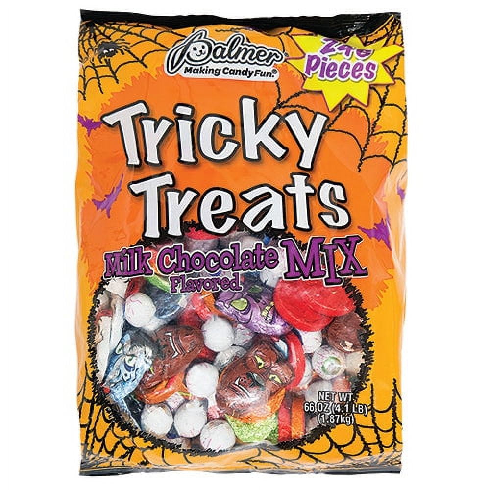 Palmer Tricky Treats Milk Chocolate Flavored Halloween Mix - Bag of 246
