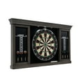 thumbnail image 1 of Palmer Wood Dartboard LED Display Cabinet with 18-inch Bristle Dartboard and Steel Tip Dart Set by Barrington Billiards, 1 of 8