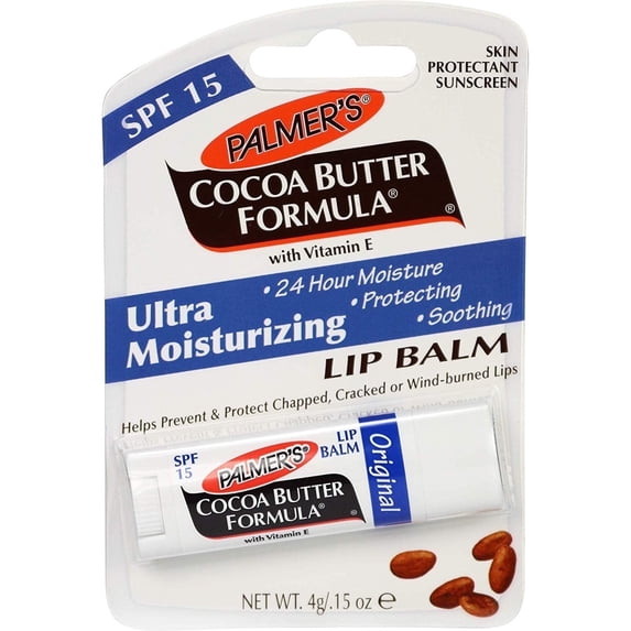 Palmer's Coco Butter Formula Lip Balm with Natural Finish, SPF-15, 0.15 Ounce