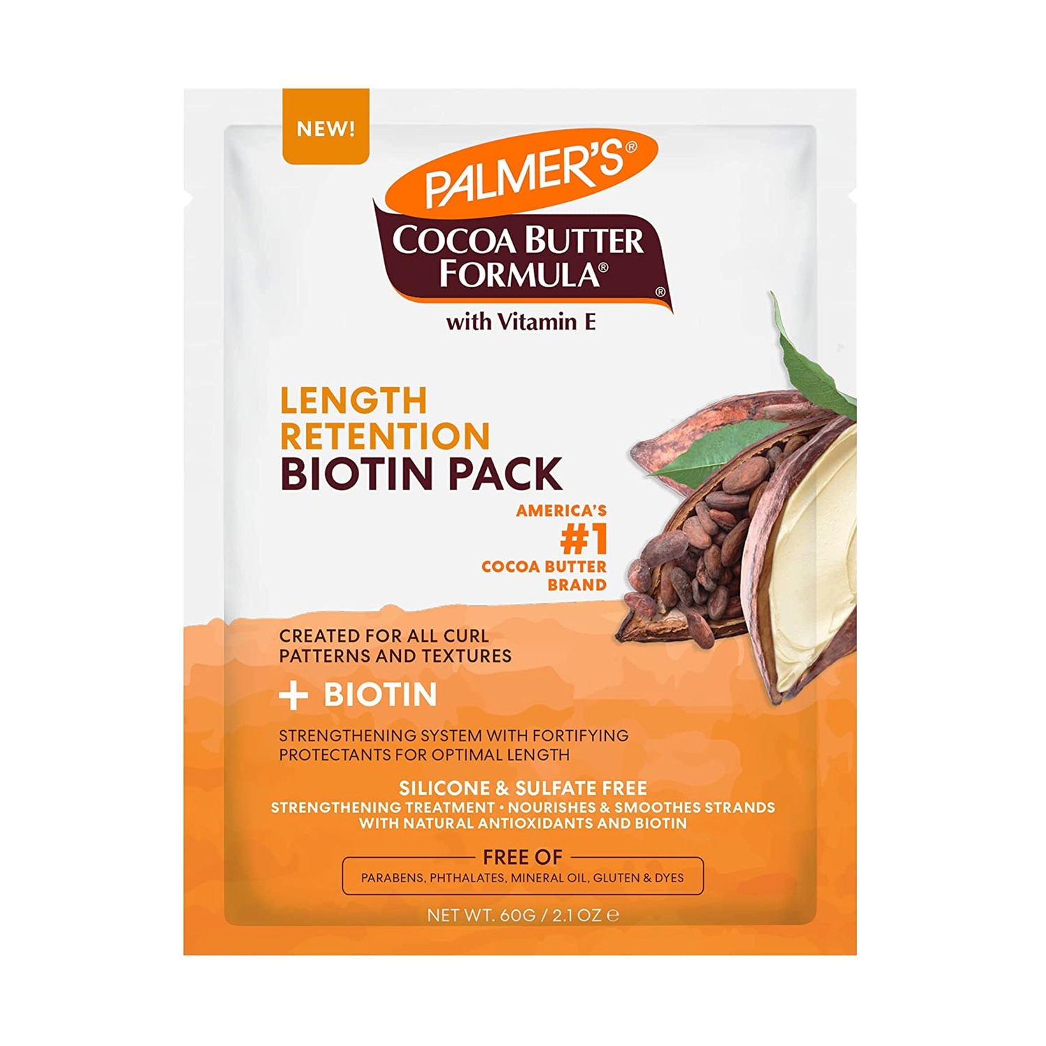 Palmers Cocoa Butter & Biotin Leave-In Conditioner – 250 Ml Pflegespülung Für Glattes, Geschmeidiges Haar Ohne Ausspülen