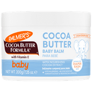 Palmer's Baby Cocoa Butter Formula Hydrating Baby Balm, Vitamin E & Cocoa Extract, 7.25 oz