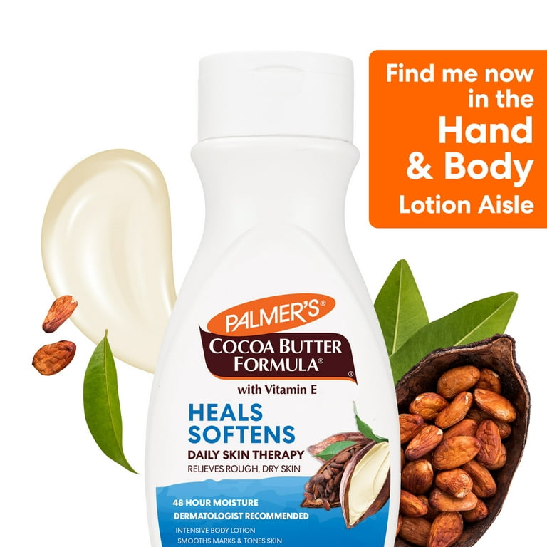  Palmer's Cocoa Butter Formula Daily Skin Therapy Cocoa Butter  Body Lotion for Dry Skin, Hand & Body Moisturizer, Flip Cap Bottle, 8.5 Oz  (Pack of 1) : Everything Else