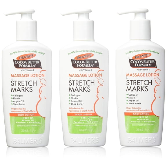 Palmer's Cocoa Butter Formula Massage Lotion for Stretch Marks 8.50 oz (Pack of 3)