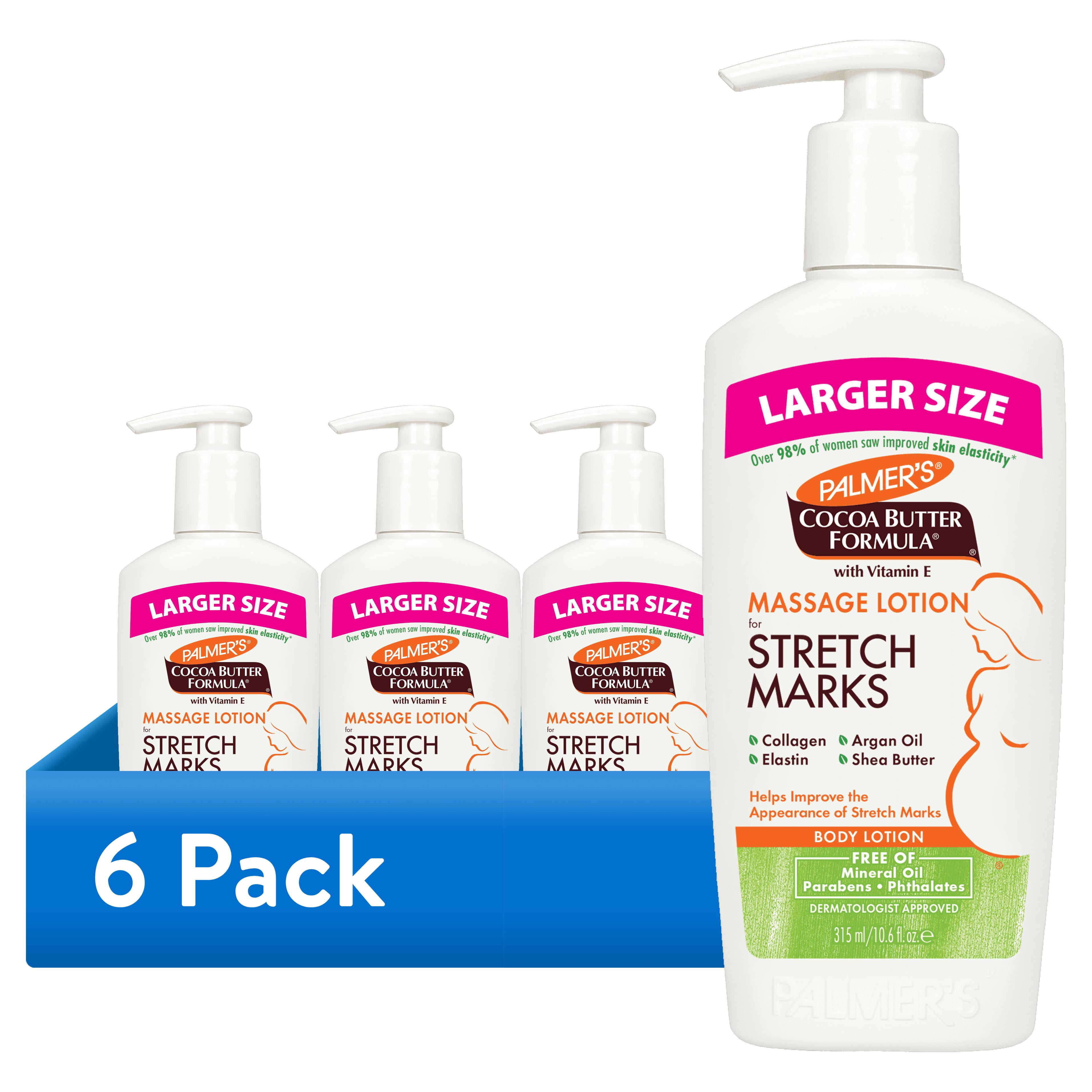 (6 pack) Palmer's Cocoa Butter Formula Massage Lotion for Stretch Marks and Maternity Skincare, 10.6 fl. oz.