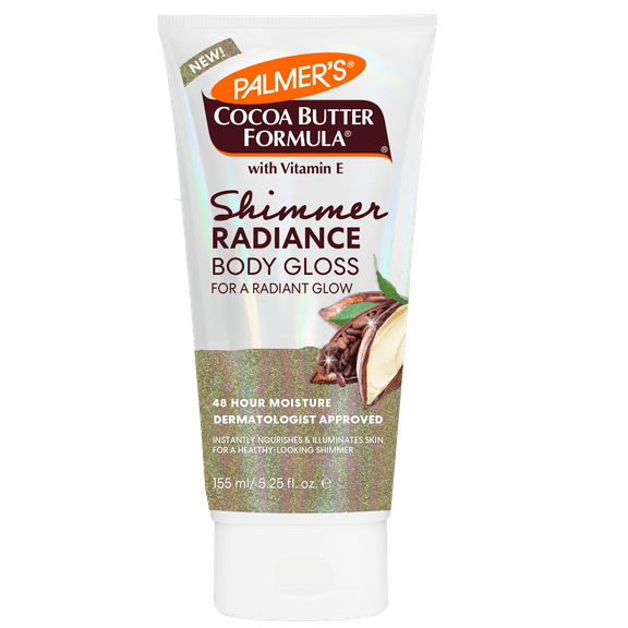 Palmer's Cocoa Butter Formula Shimmer Body Lotion with Vitamin E, Helps Blur Veins, Cellulite, and Marks, 48 Hour Moisture. 5.25 fl. oz.