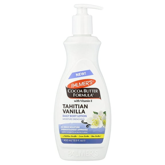 Palmer's Cocoa Butter Formula with Vitamin E, Daily Body Lotion, Tahitian Vanilla, 13.5 fl oz (400 ml)