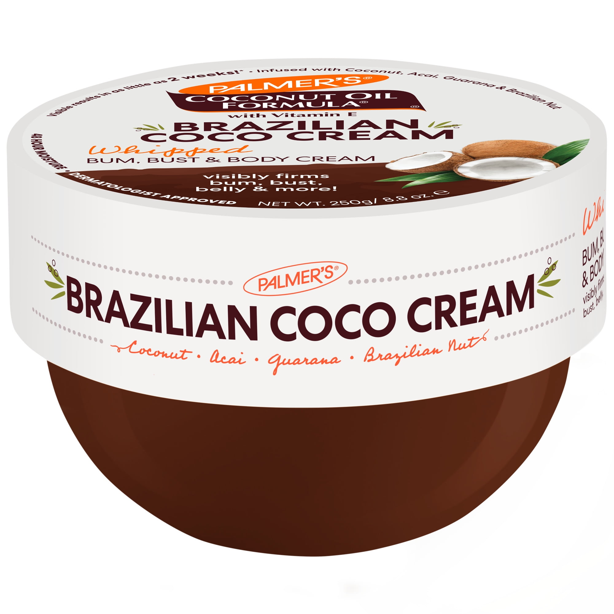 Palmers Coconut Oil Formula Brazilian Coco Cream to Firm the Bum, Bust & Body 8.8 OZ