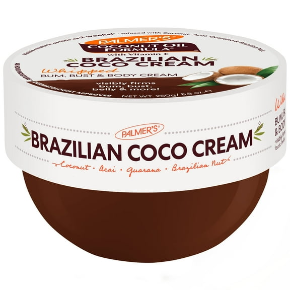 Palmers Coconut Oil Formula Brazilian Coco Cream to Firm the Bum, Bust & Body 8.8 OZ