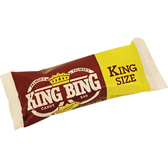 Palmer's King Bing Candy Bar Chocolate Covered Cherry Candy Bars, 2.85 oz., Pack of 12
